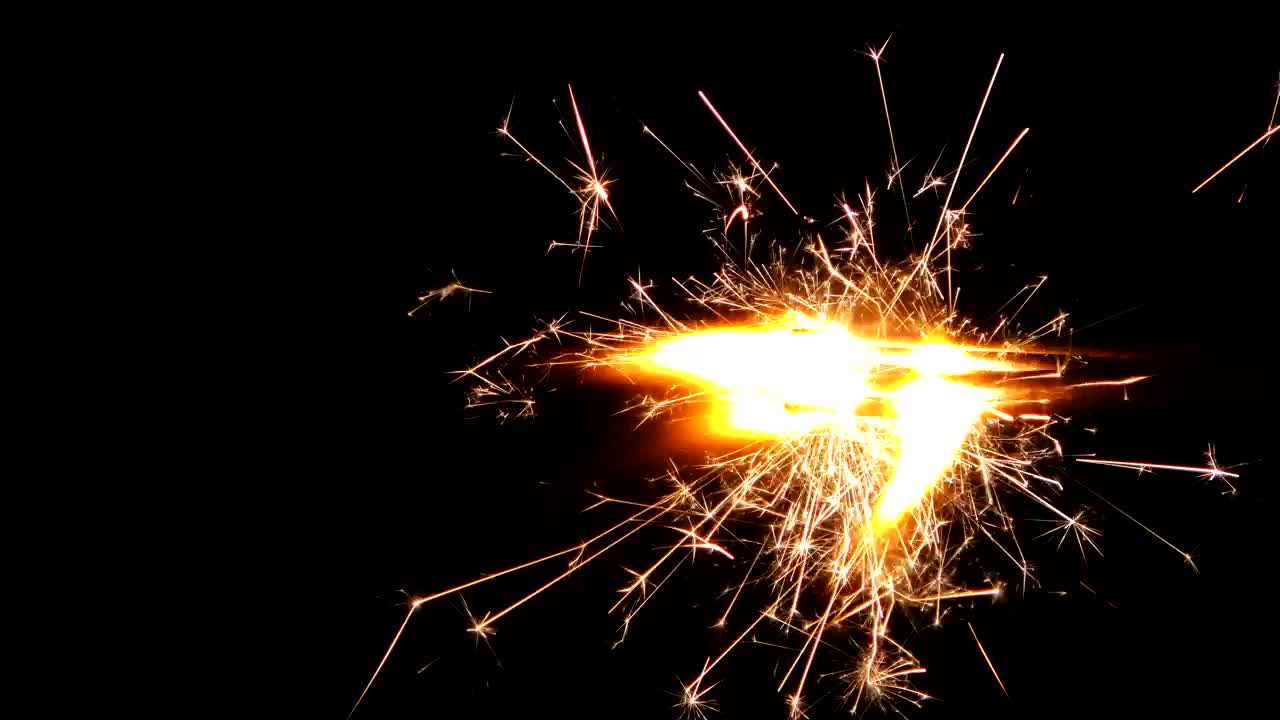 Free Video Stock Sparks Flame Lights Burning From The Right Of The Video Live Wallpaper - Free Download