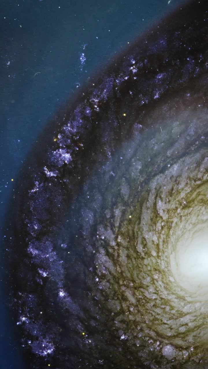 Stock Video Giant Bright Galaxy Through Abstract Video Overlay Live Wallpaper For PC - Free Download