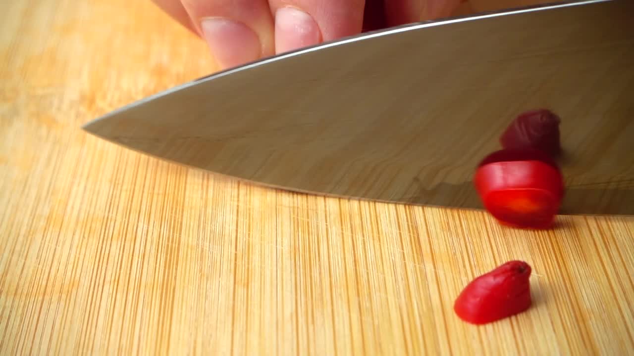 Stock Video Cutting Up A Chilli Live Wallpaper For PC - Free Download