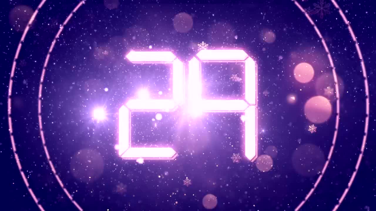 Stock Video Countdown Of December Times Live Wallpaper For PC - Free Download