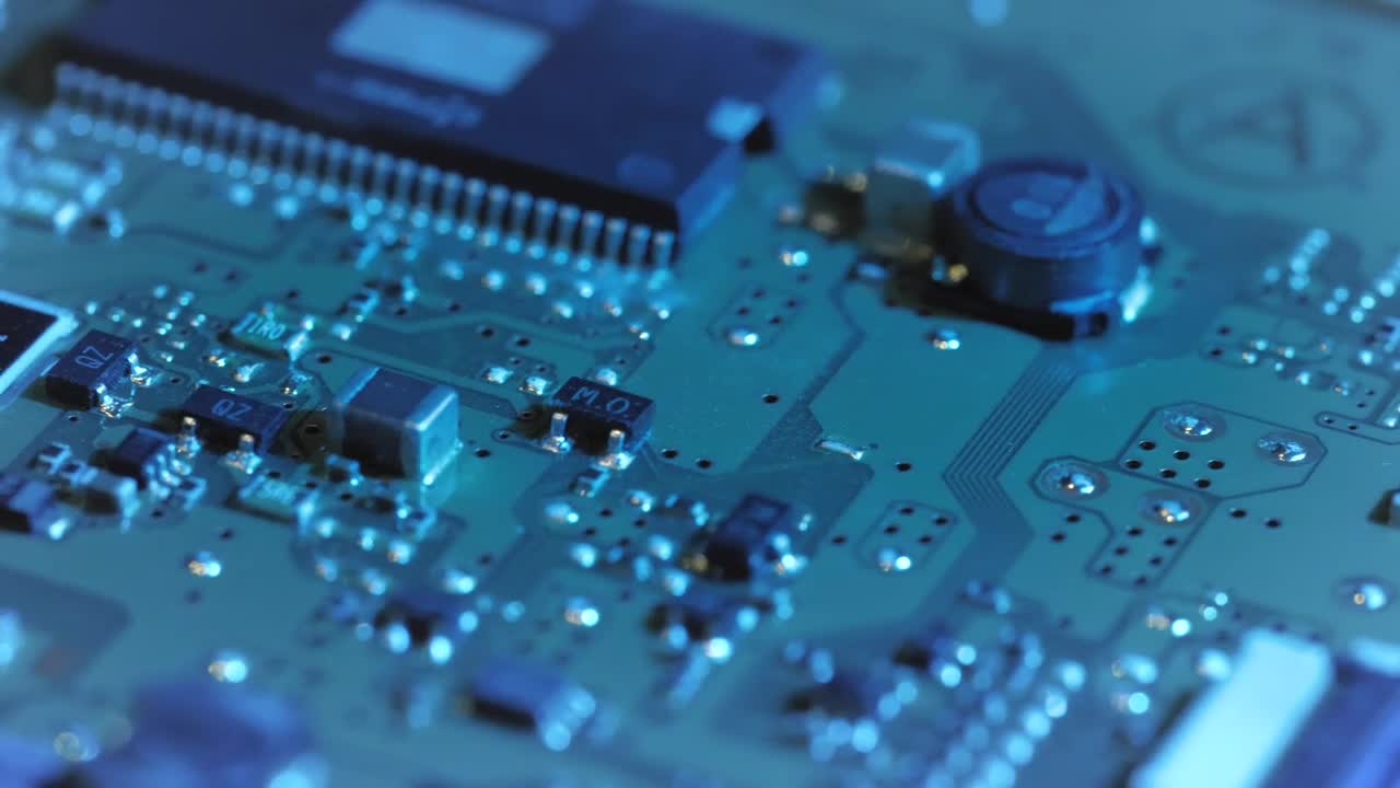 Stock Video Microchip Technology Close U Animated Wallpaper - Free Download