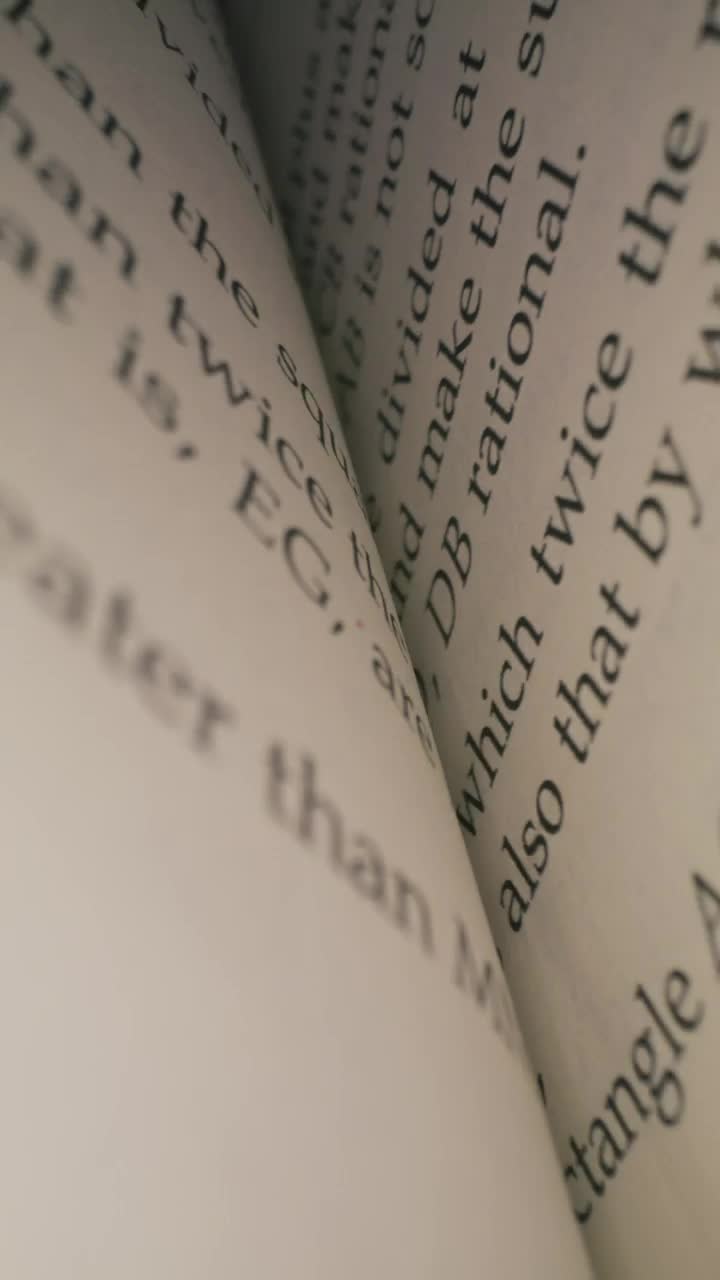 Stock Video Pages Of A Novel In English Live Wallpaper - Free Download