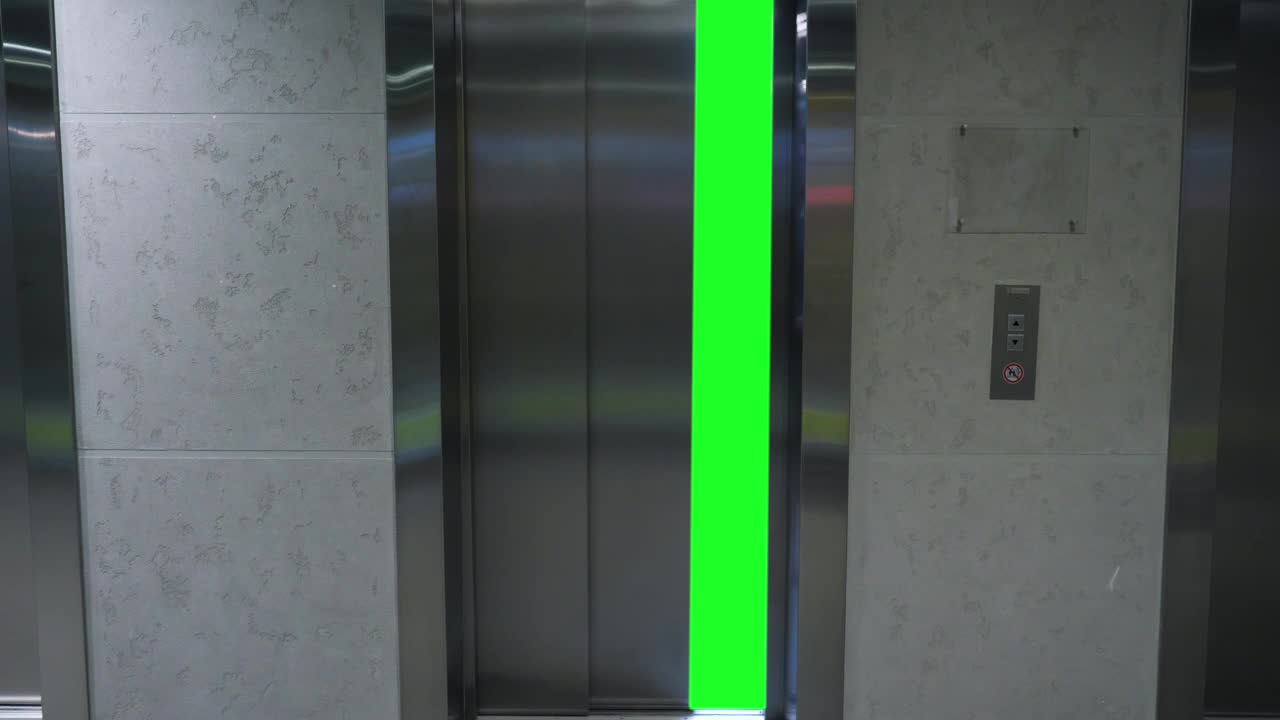Stock Video Office Elevator With A Green Screen Live Wallpaper - Free Download