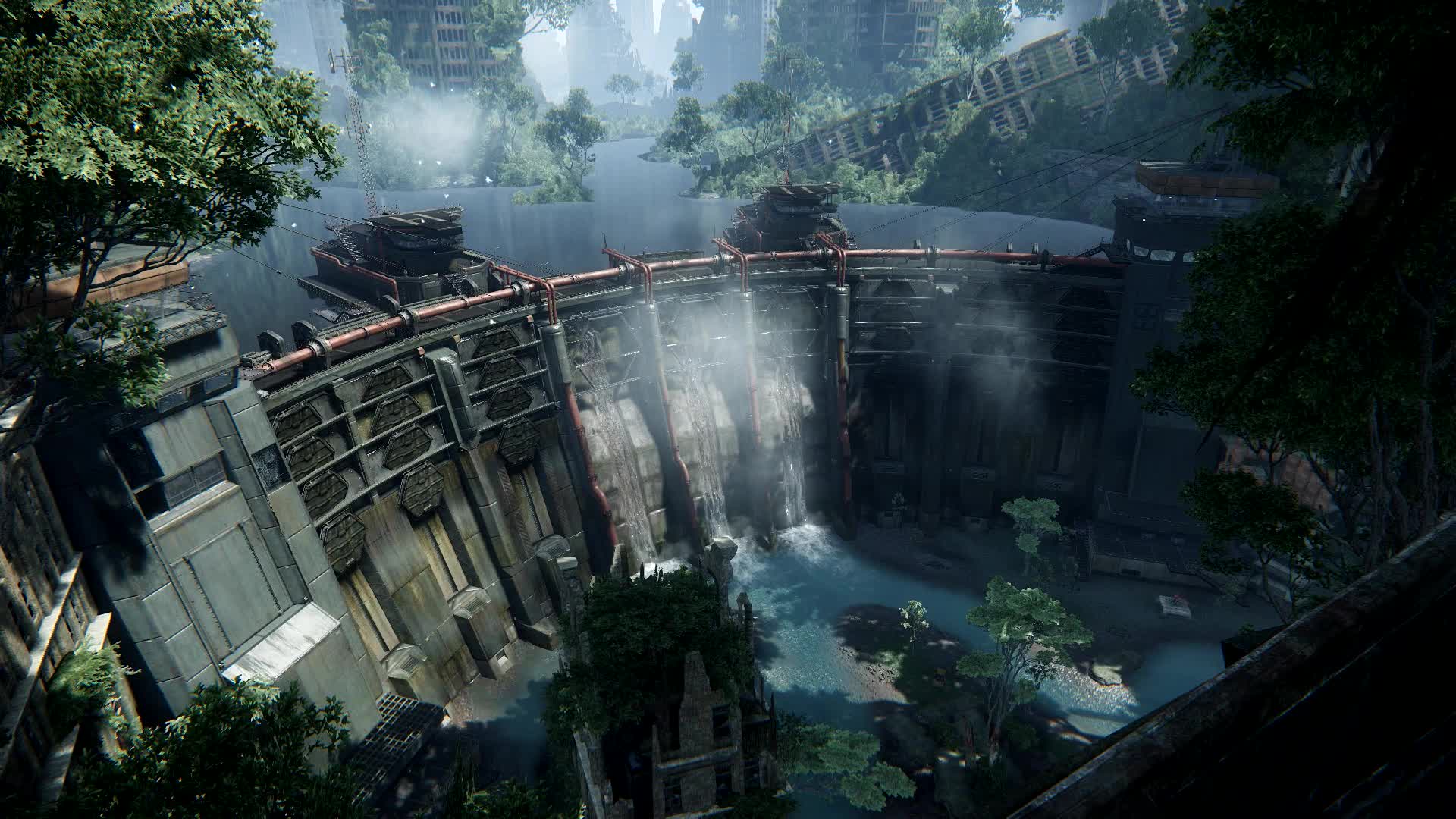 Crysis 3 Hydroelectric Dam Live Wallpaper - Free Download
