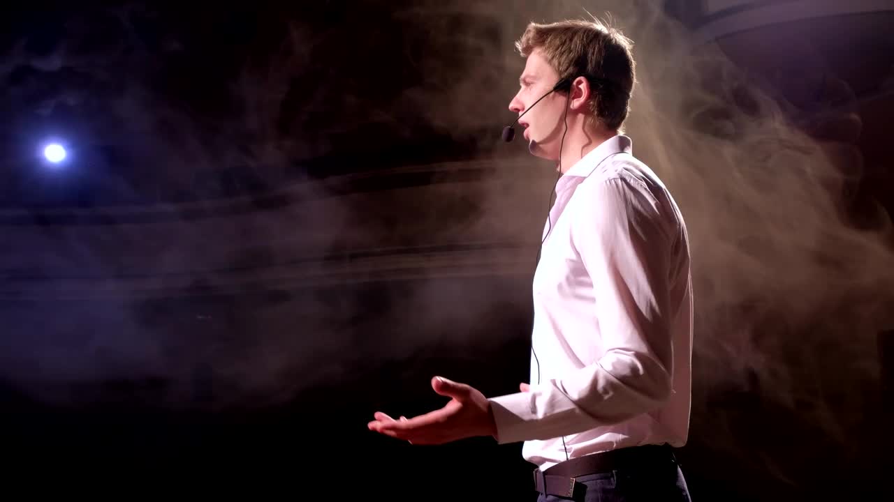Stock Video Coach Giving A Talk In An Auditorium Live Wallpaper For PC - Free Download
