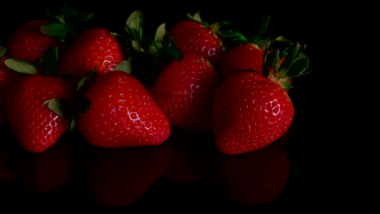 Free Video Stock Strawberries On A Dark Table Live Wallpaper - Free Download