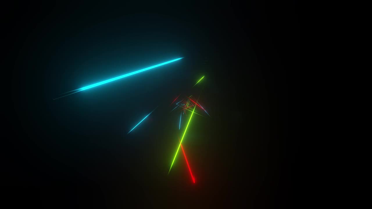 Stock Video Color Light Rays Passing Fast In A Dark Space Live Wallpaper For PC - Free Download