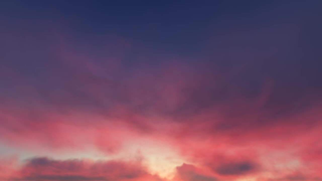 Stock Video Colorful Sunset Reflected In The Clouds 3517 Live Wallpaper For PC - Free Download