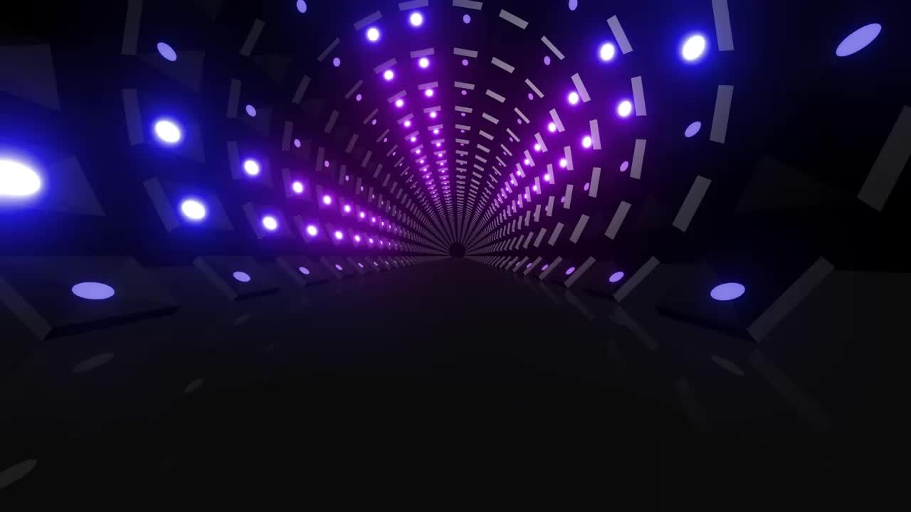 Free Video Stock through a d tunnel with many points of light Live Wallpaper - Free Download