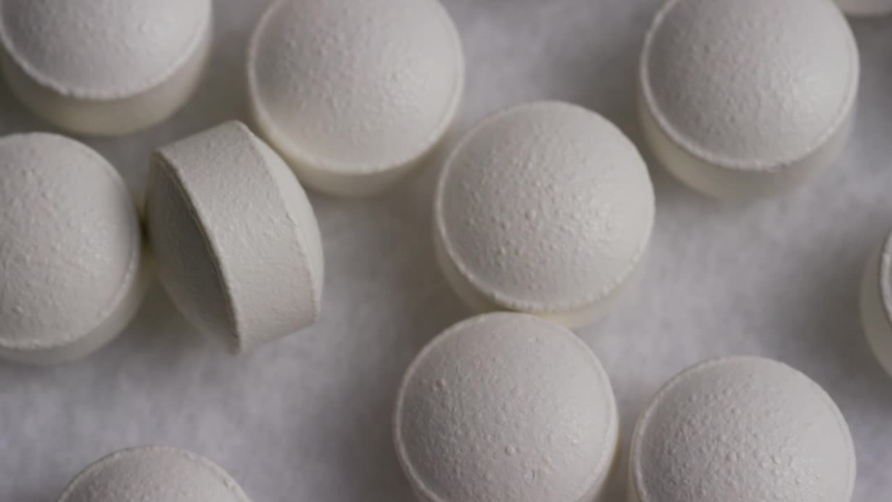 Free Stock Video Rotating Shot Of White Pills Live Wallpaper - Free Download