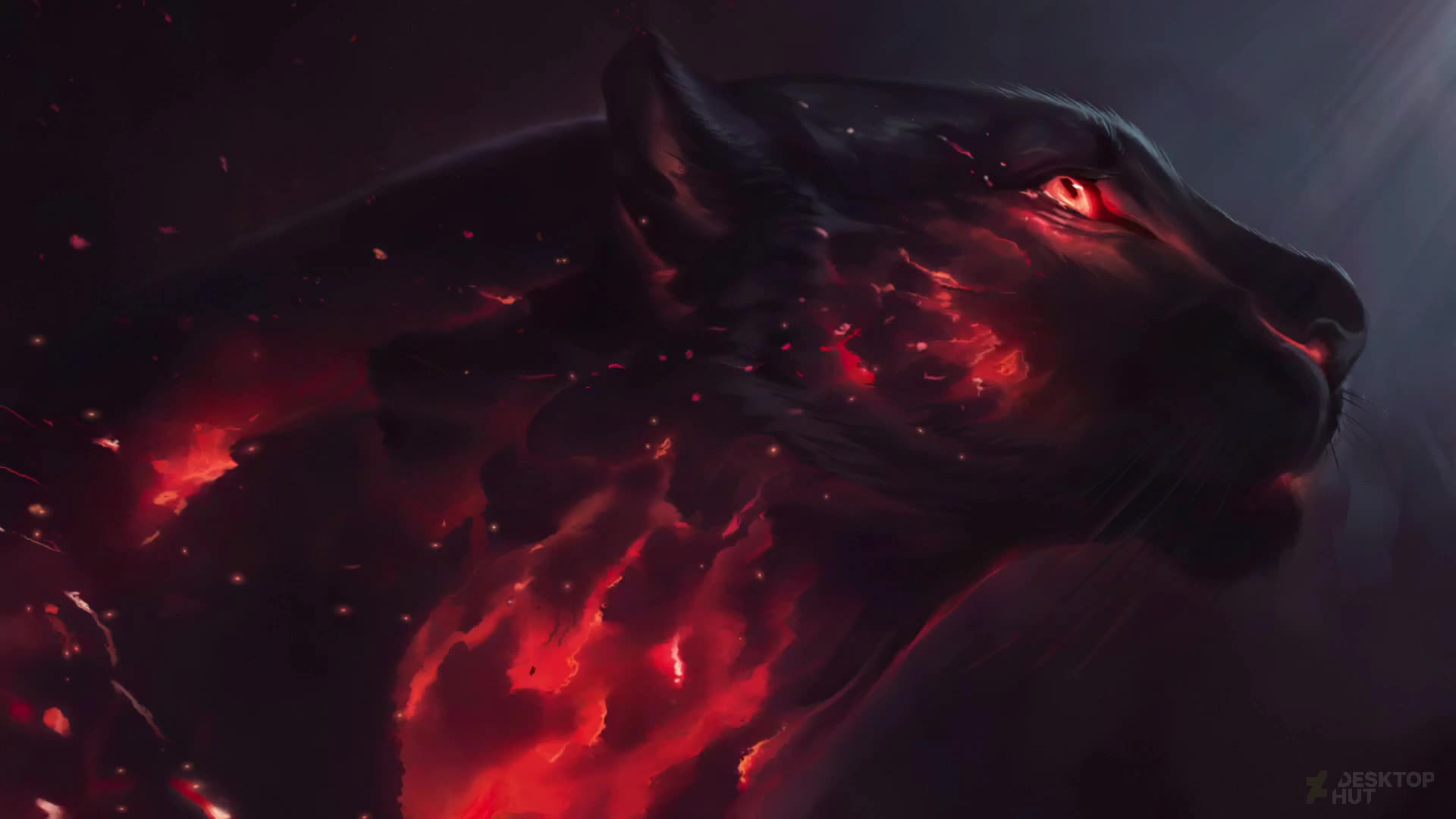 Blazing Panther Animal Live Wallpaper - Free Download