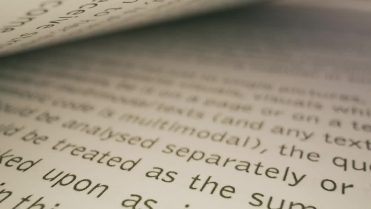 Stock Video English Book Pages Live Wallpaper For PC - Free Download