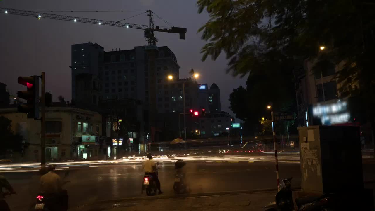Video Stock Busy Night Traffic In Hanoi Live Wallpaper For PC - Free Download