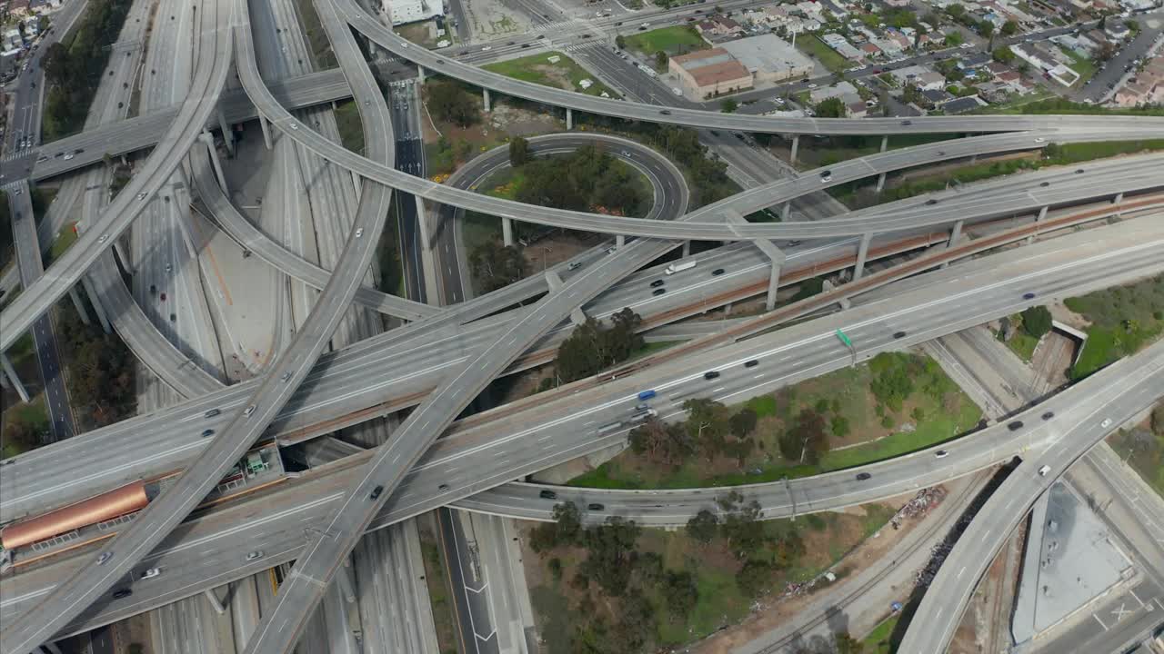 Stock Video Judge Pregerson Huge Highway Connection High View Animated Wallpaper - Free Download