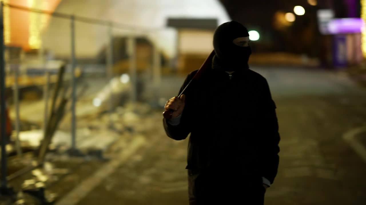 Stock Video Gangster On An Abandoned Place Live Wallpaper For PC - Free Download