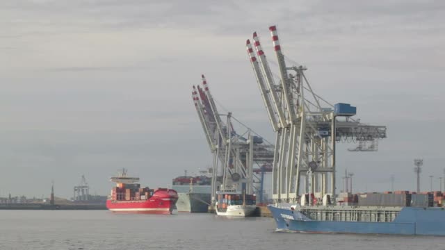 Stock Video Large Ships In Hamburg Smal Animated Wallpaper - Free Download