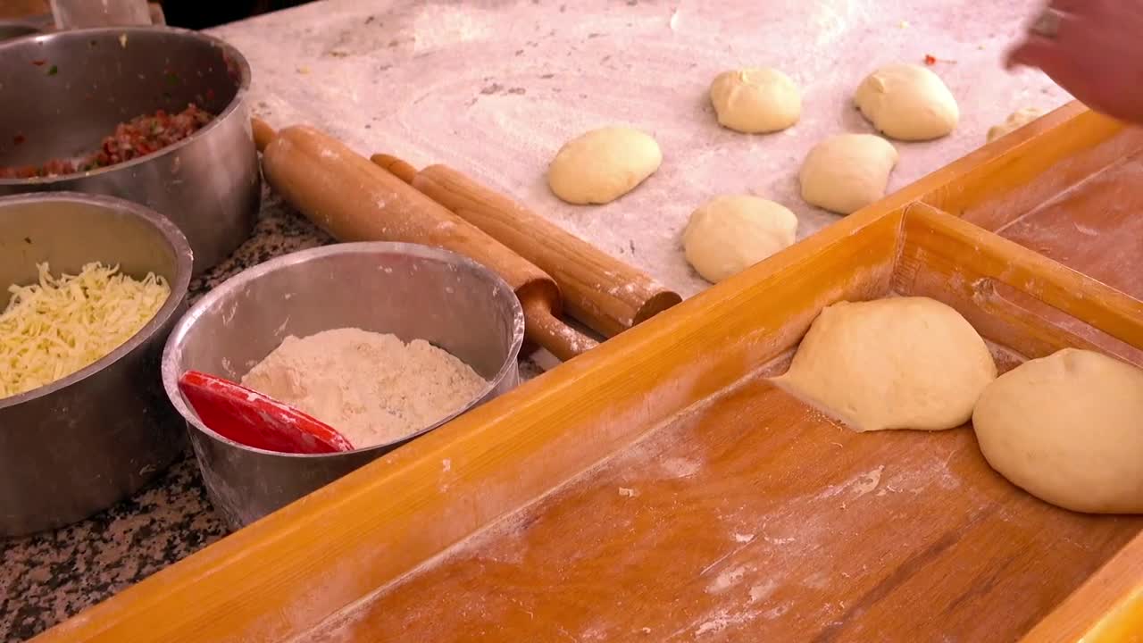 Video Stock Person Preparing Pizza Dough Live Wallpaper Free - Free Download