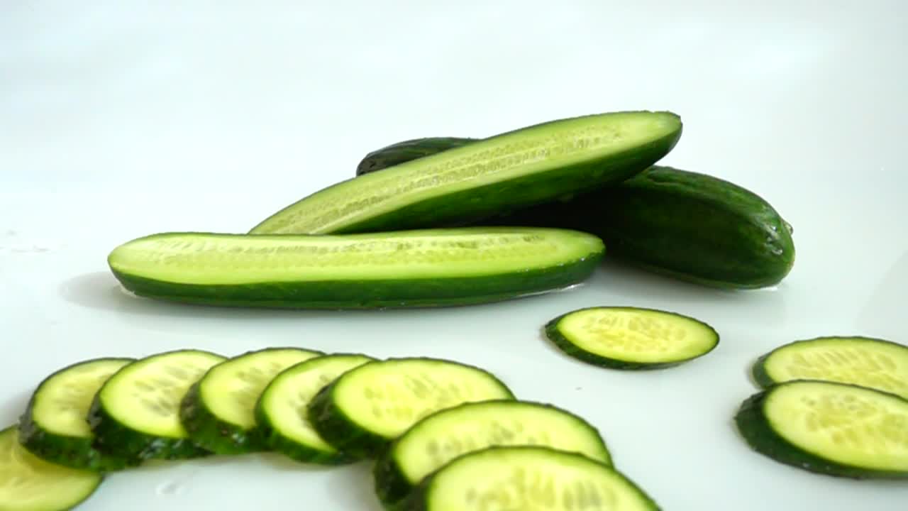 Stock Footage Washing Cucumbers Live Wallpaper - Free Download
