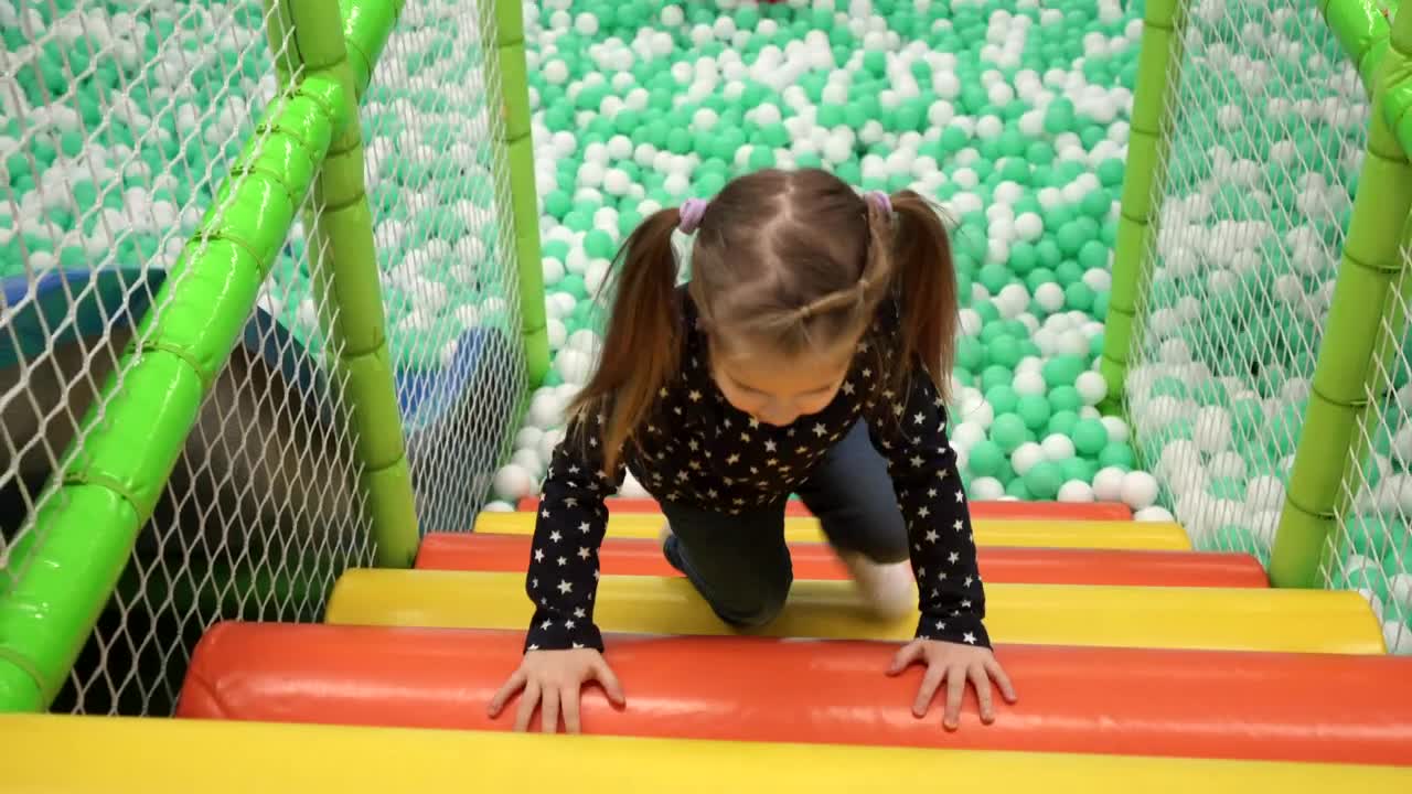 Stock Video Girl Playing In An Indoor Park Live Wallpaper For PC - Free Download