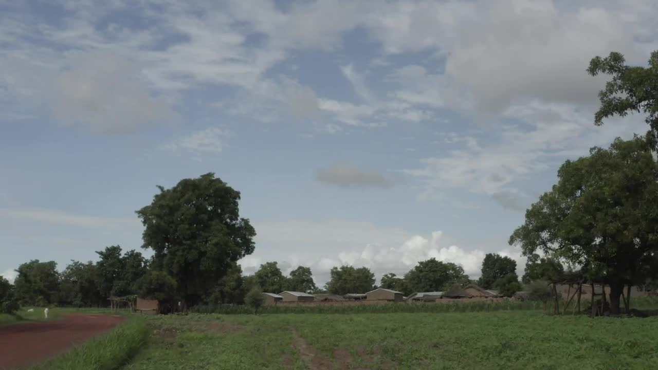 Stock Video Drone Flying Towards A Small Village Live Wallpaper For PC - Free Download