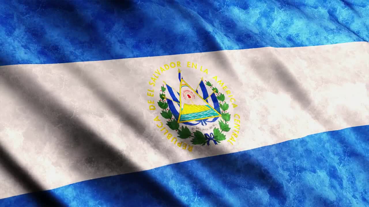 Stock Video Flag Of El Salvador Of South America Live Wallpaper For PC - Free Download