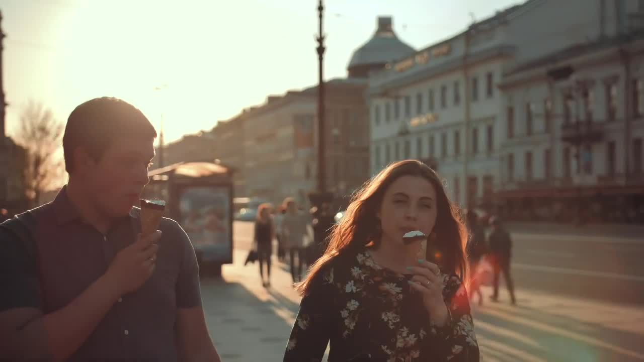 Stock Video Lovers Walking Hand In Hand On A Date Animated Wallpaper - Free Download