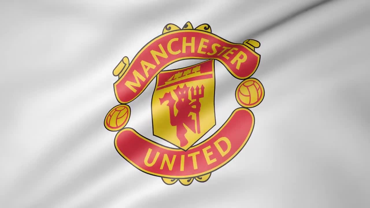 Manchester United Flag Animated Desktop - Free Download