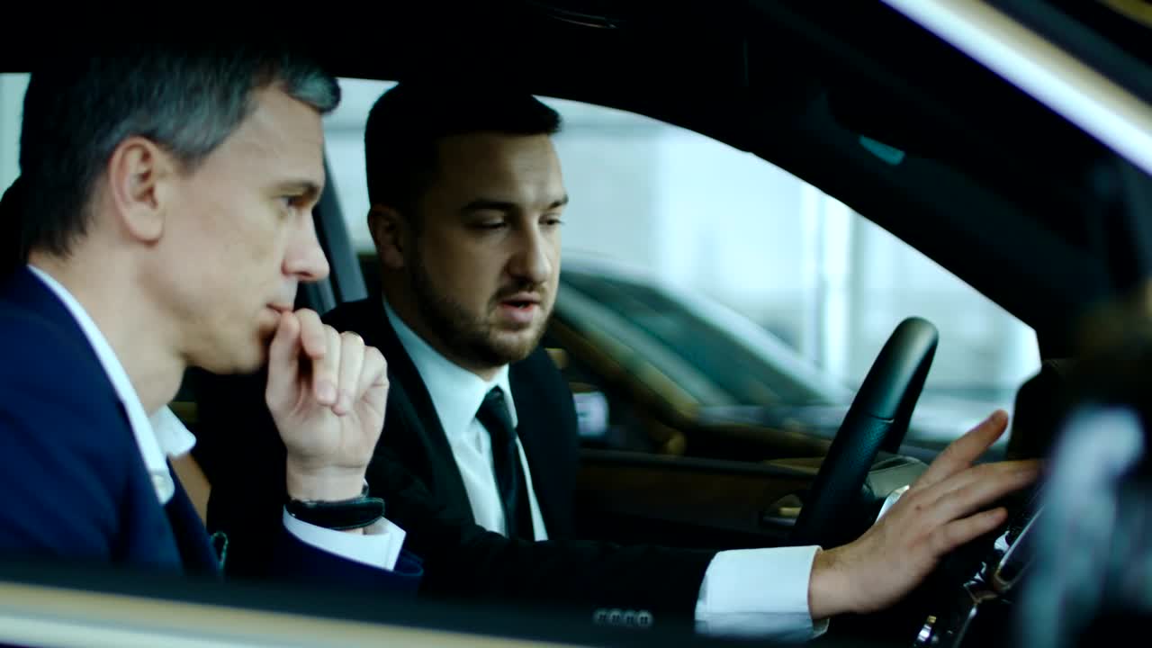 Free Stock Video Salesman Showing New Car To Client Live Wallpaper - Free Download