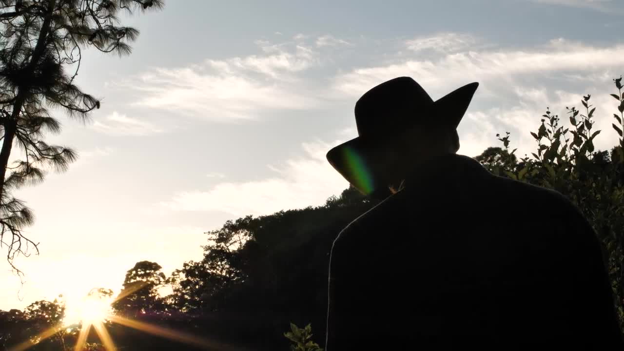 Stock Video Cowboy At Sunset Live Wallpaper For PC - Free Download