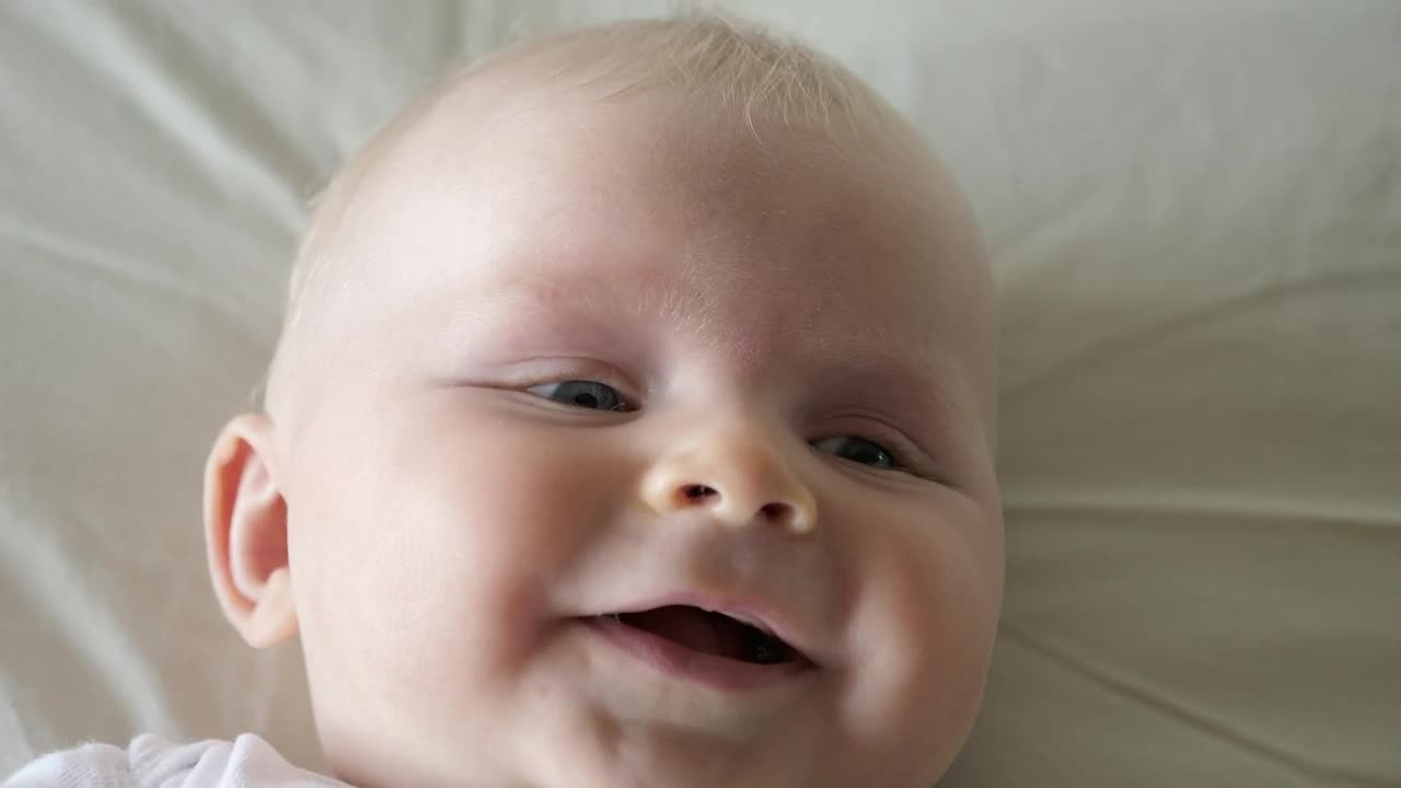Free Video Stock Smiling Baby Portrait Live Wallpaper - Free Download