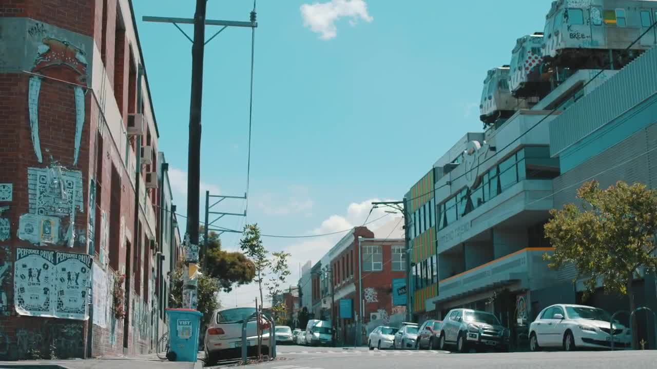 Stock Footage Urban Hipster Riding In A City Street Live Wallpaper - Free Download
