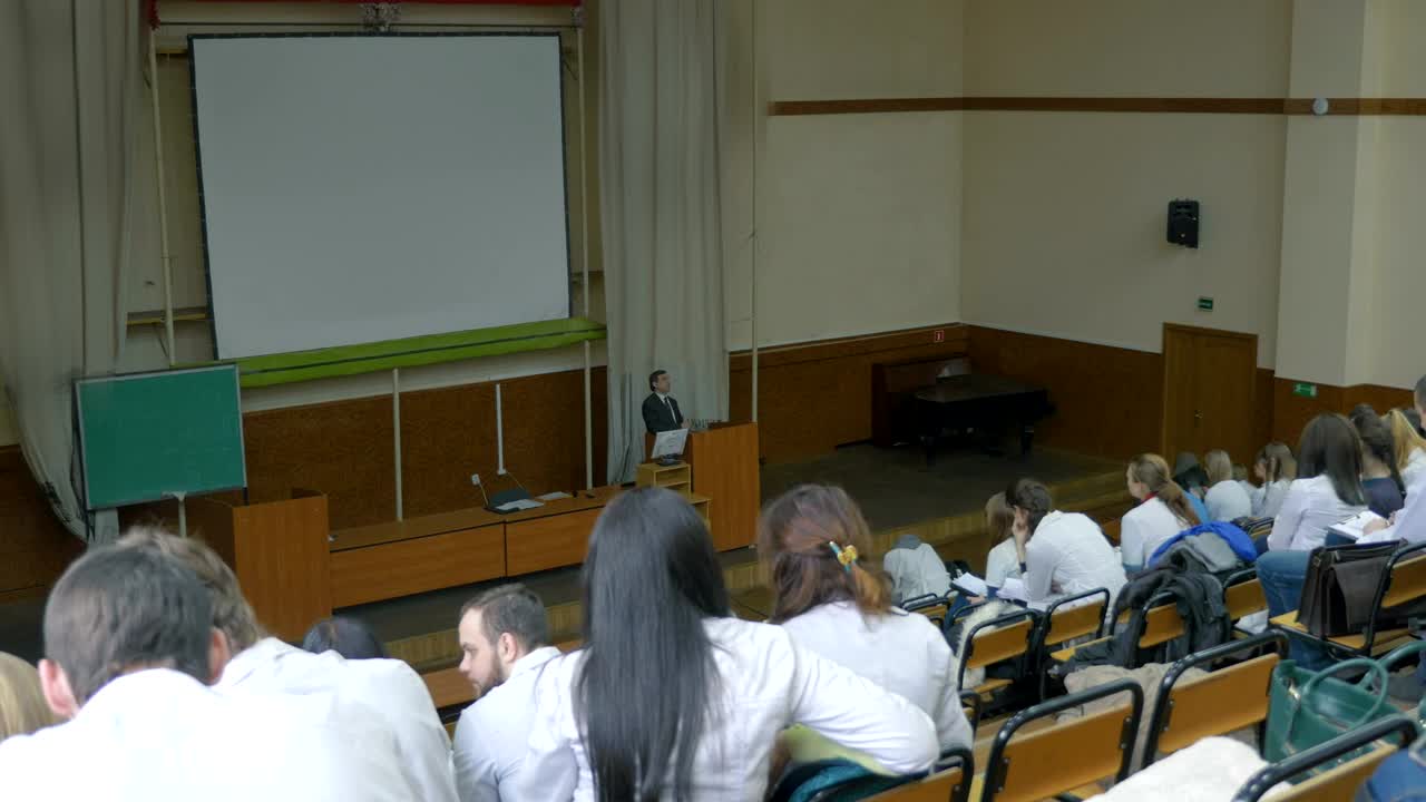 Stock Video Medical Lecture At A Universit Animated Wallpaper - Free Download