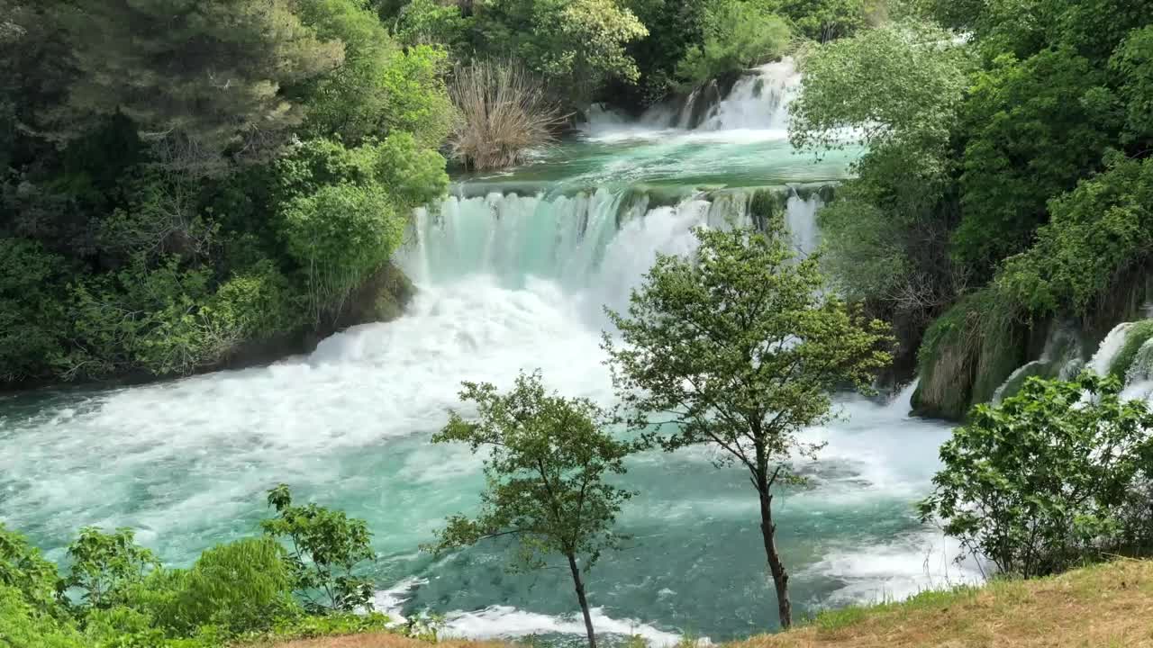 Stock Video Dreamlike Waterfalls In The Forest Live Wallpaper For PC - Free Download