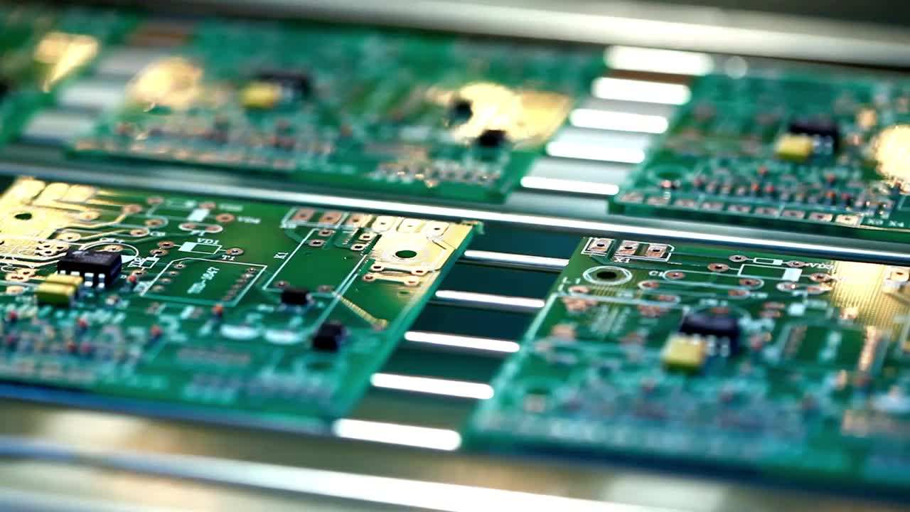 Stock Video Industrial Production Of Electronic Cards Animated Wallpaper - Free Download