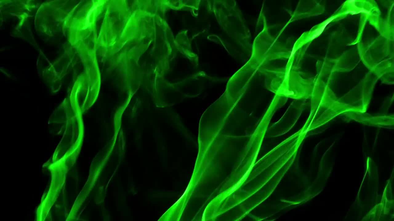 Stock Video Fluorescent Green Smoke Live Wallpaper For PC - Free Download