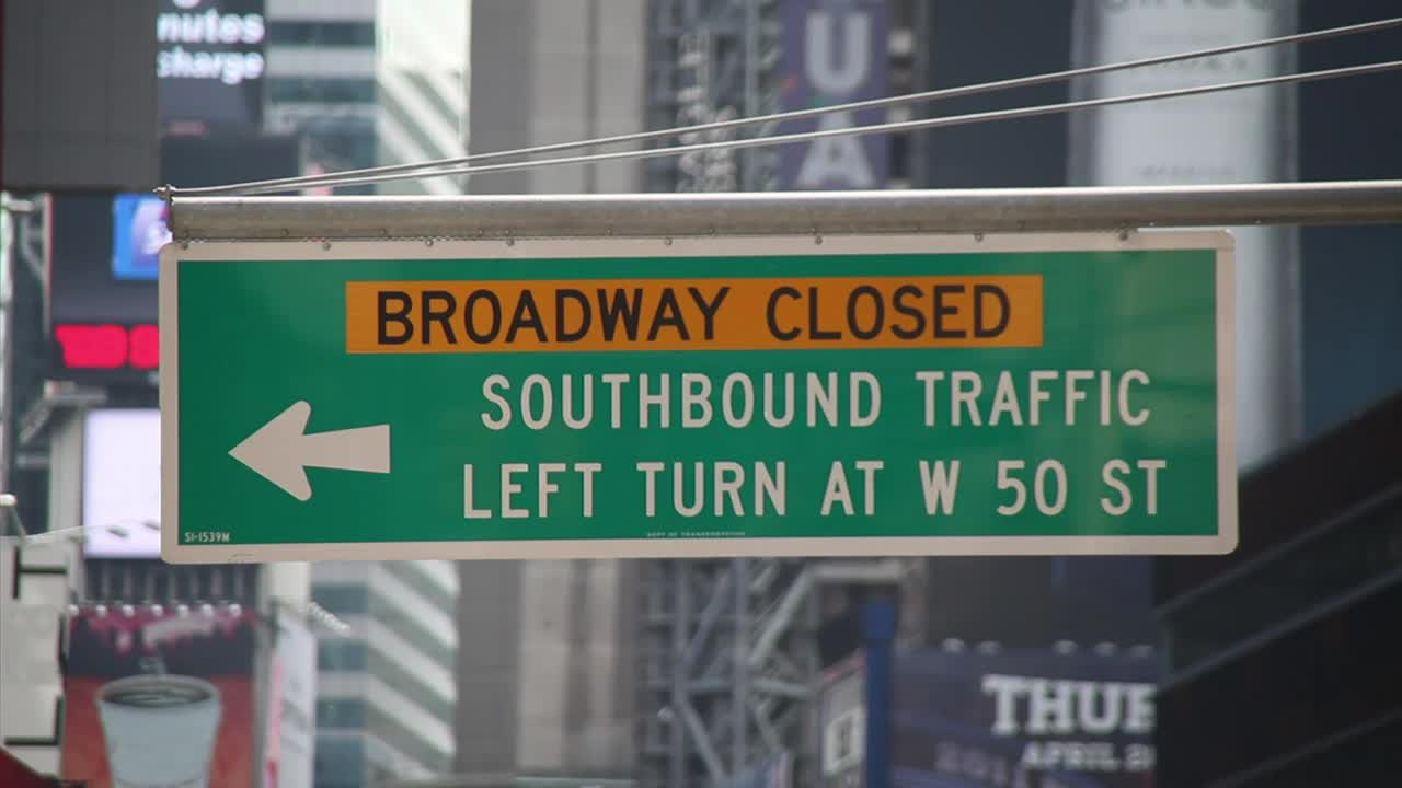 Free Video Stock traffic signs throughout new york Live Wallpaper - Free Download