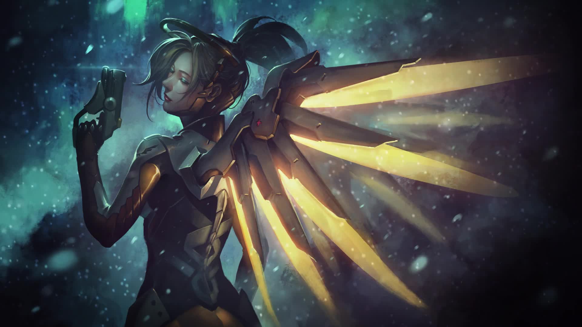 Mercy In The Snow Live Desktop Wallpaper - Free Download