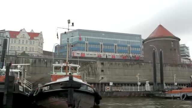 Stock Video Large Boats Docked In A City River Smal Animated Wallpaper - Free Download