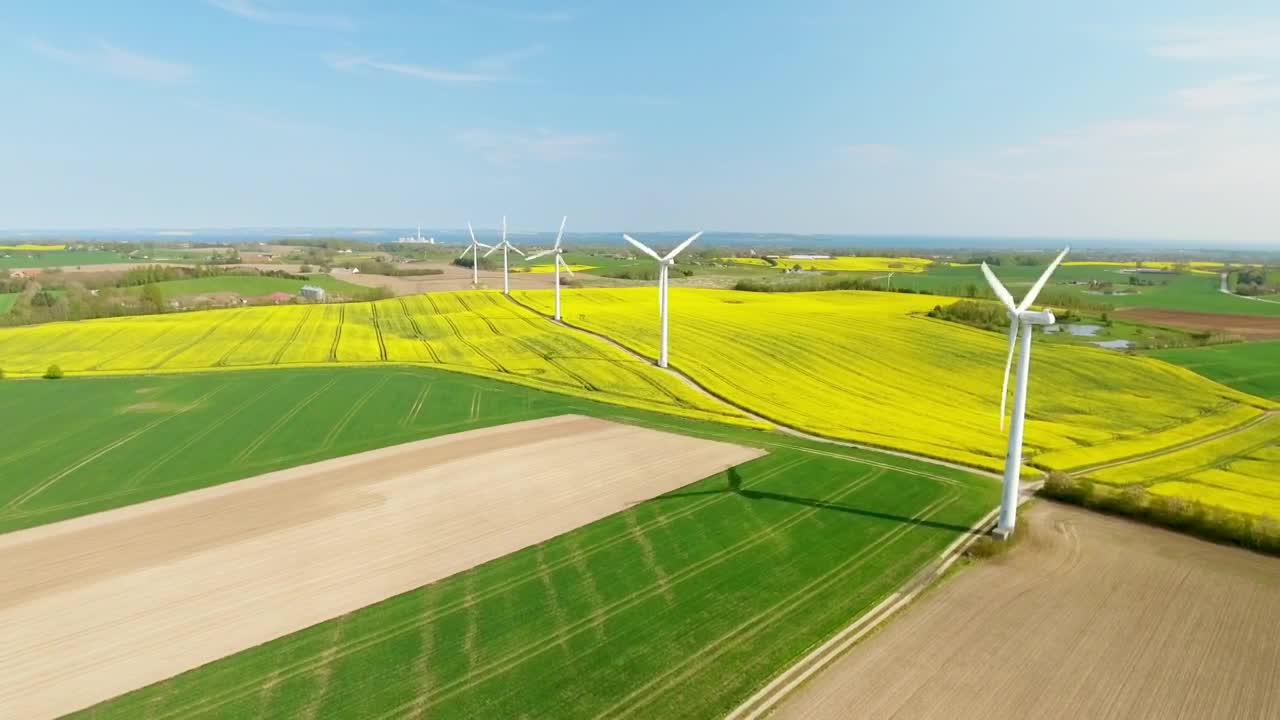 Free Stock Video Renewable Energy Farm In The Countryside Drone Shot Live Wallpaper - Free Download
