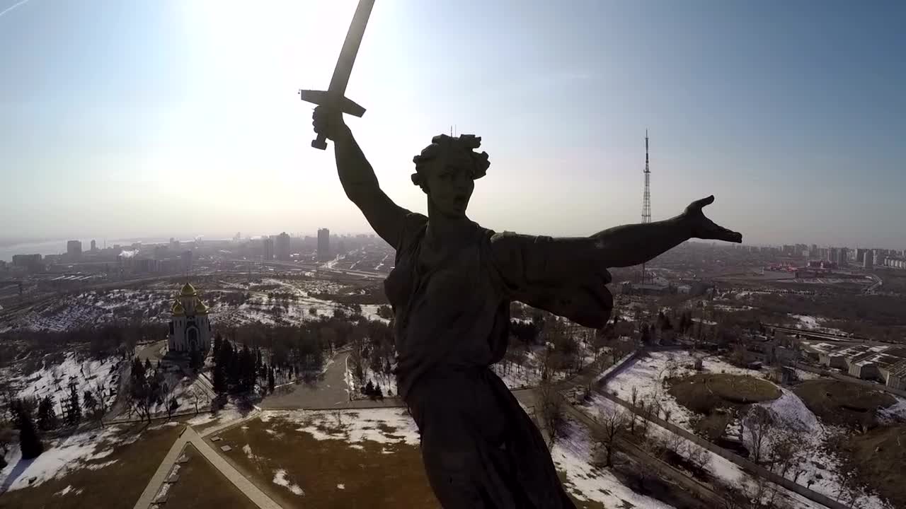 Stock Video Monument In The Sun And Sno Animated Wallpaper - Free Download