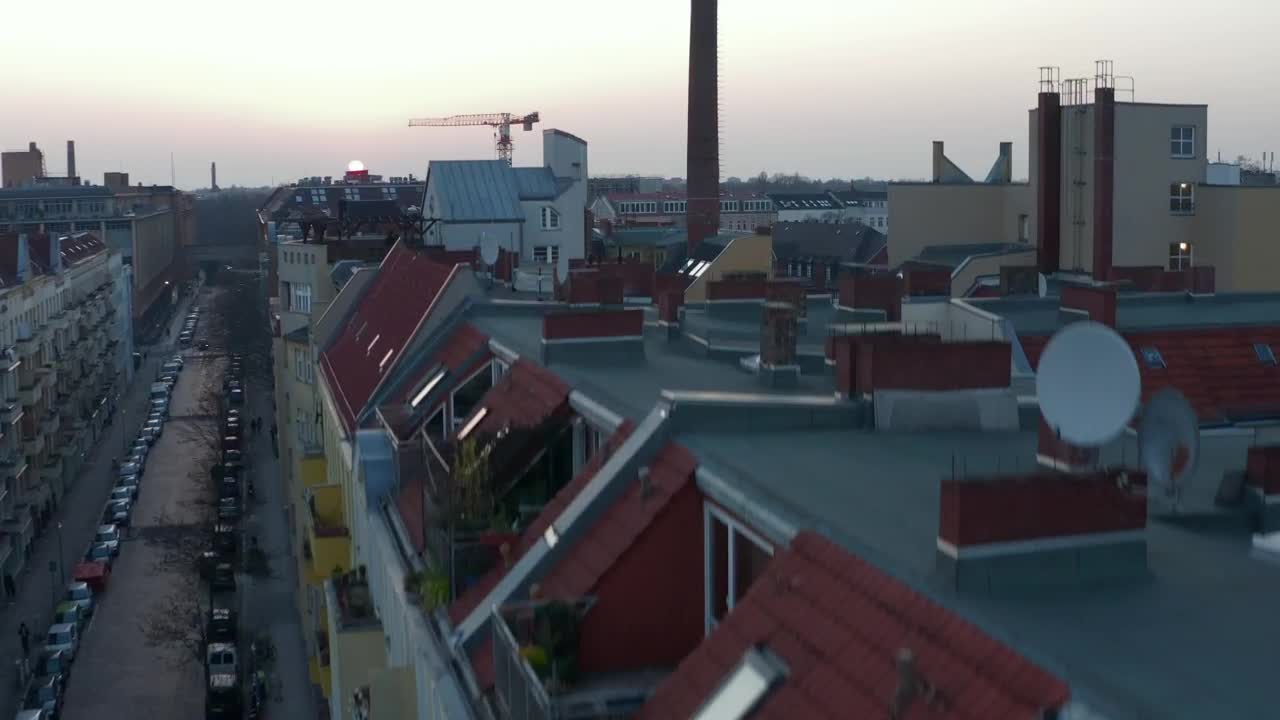 Free Stock Video Rising Drone Shot Of A German Neighborhood Live Wallpaper - Free Download