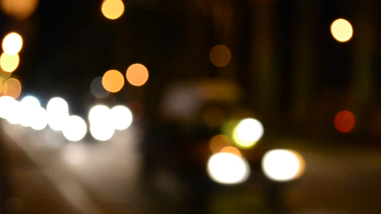 Stock Video Night Traffic Blurred Shot Live Wallpaper - Free Download