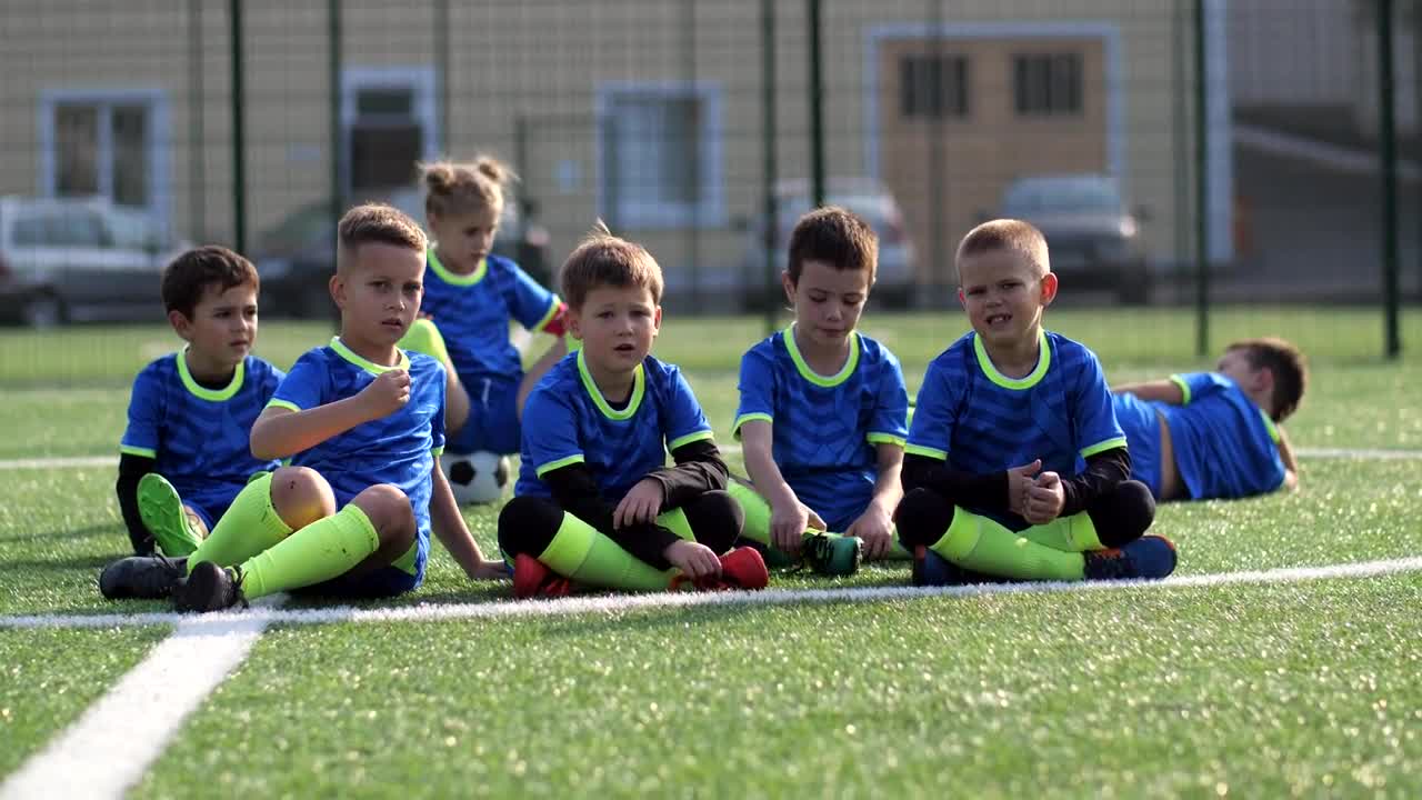 Free Video Stock tired soccer players after a game Live Wallpaper - Free Download