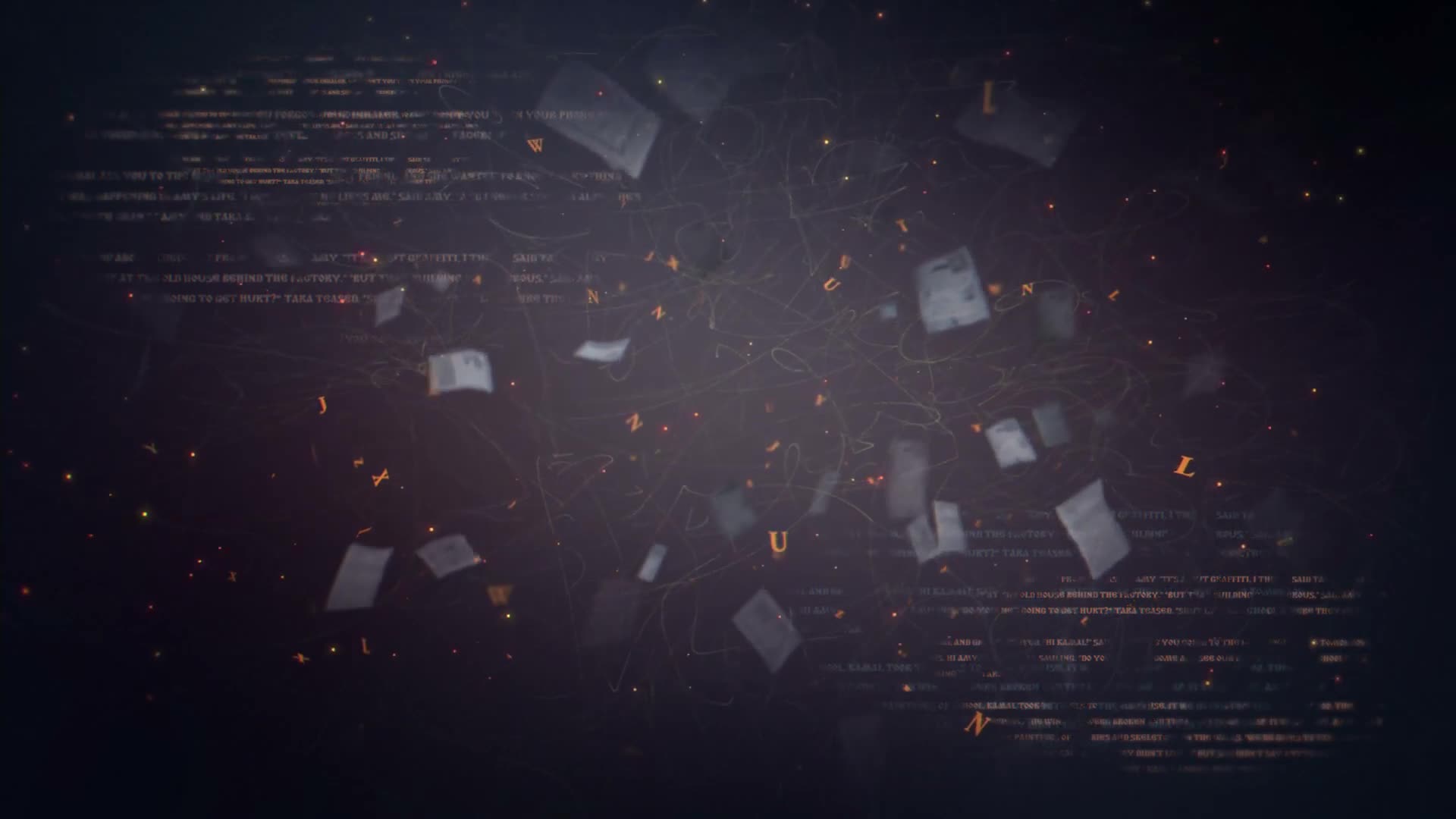 Abstract Flying Pages Animated Wallpaper - Free Download