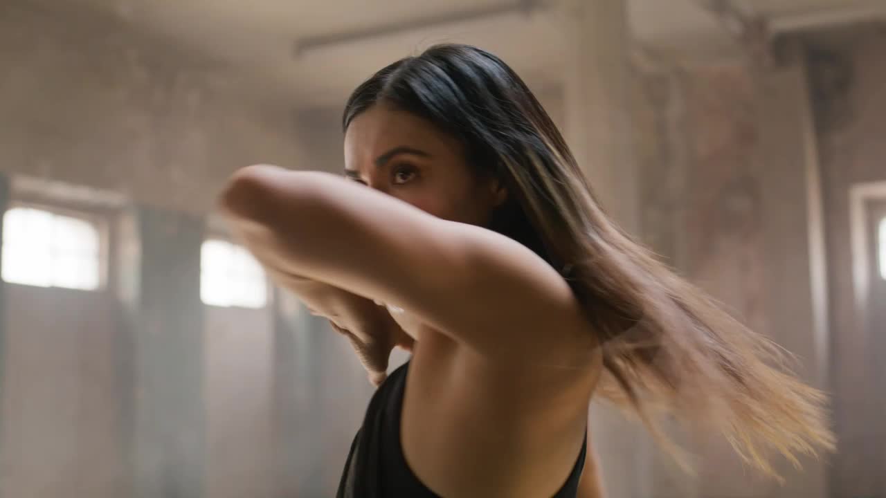 Stock Video Contemporary Dancer With Black Dress Live Wallpaper For PC - Free Download