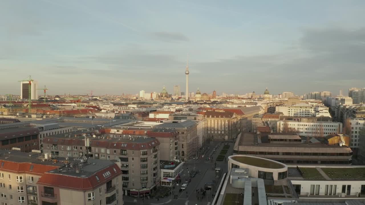 Stock Video Drone Shot Of The City Of Berlin Live Wallpaper For PC - Free Download