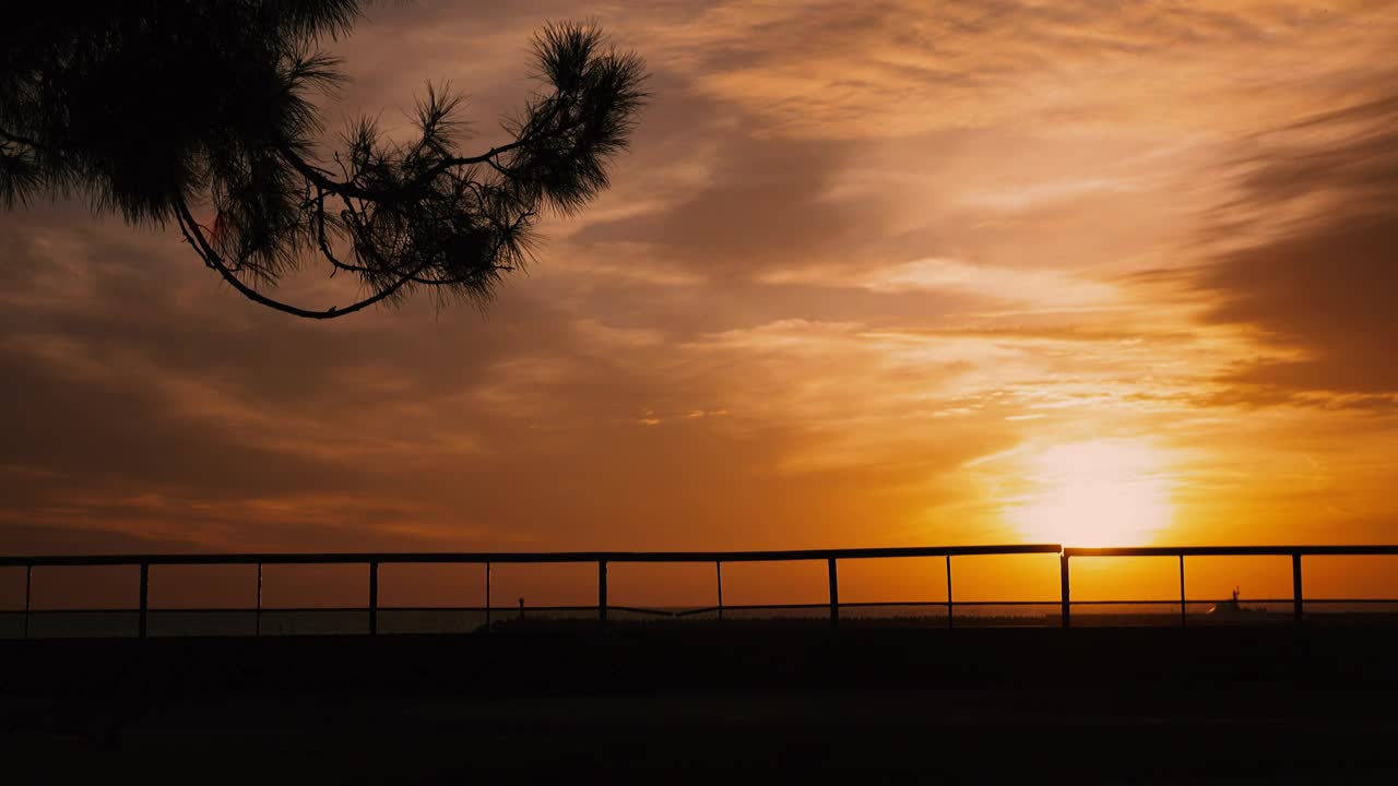 Free Stock Video Silhouette Of A Couple Kissing On A Sunset Live Wallpaper - Free Download
