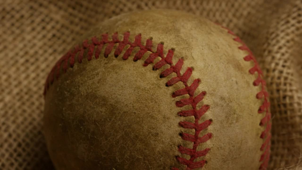 Free Stock Video Vintage And Used Baseball Ball Close Up Live Wallpaper - Free Download