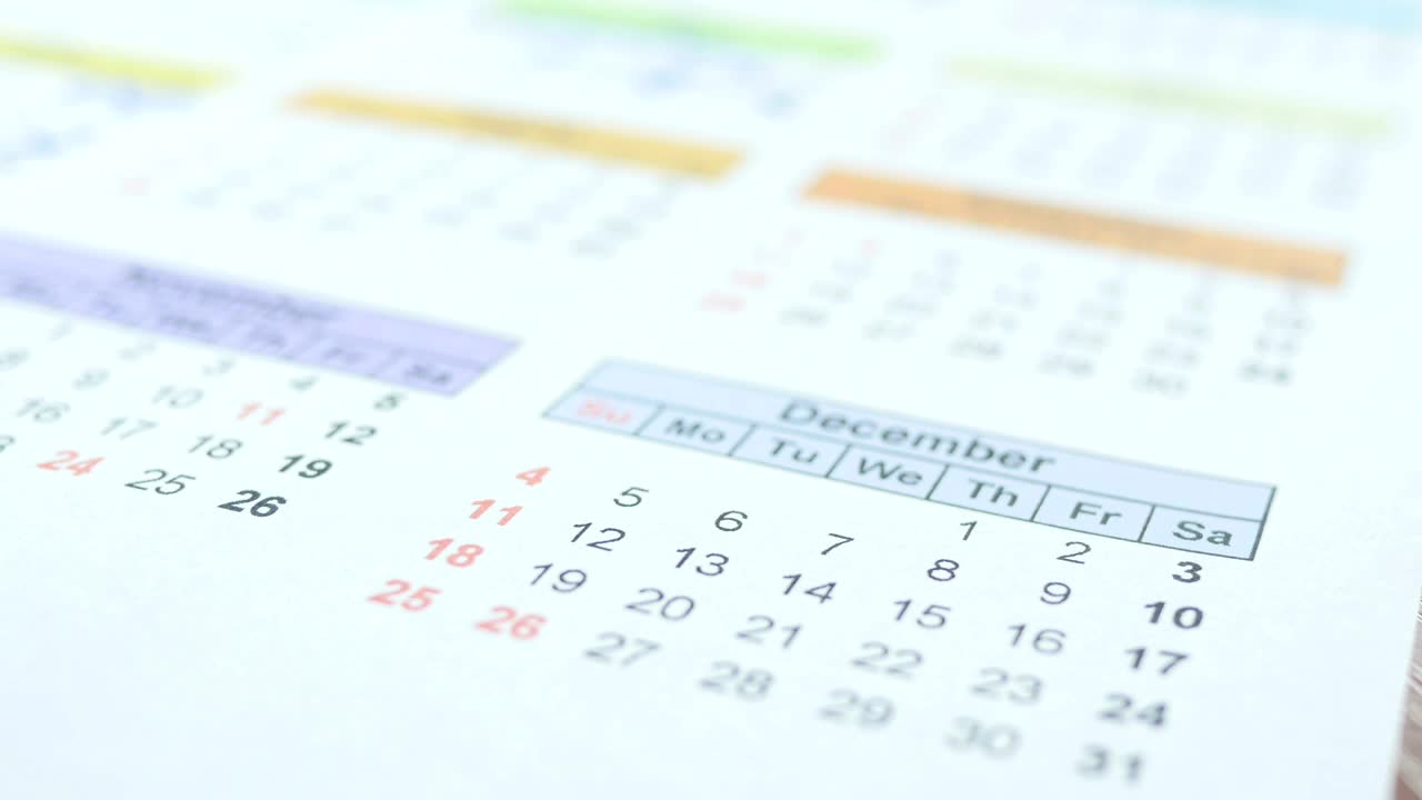 Stock Video Crossing Out Days With Down On A Calendar Live Wallpaper For PC - Free Download