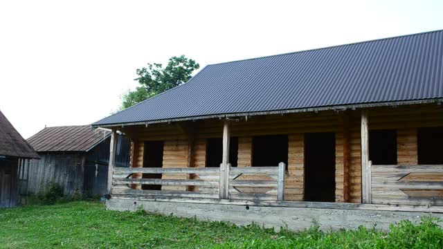 Stock Video Large Farm Shed Smal Animated Wallpaper - Free Download